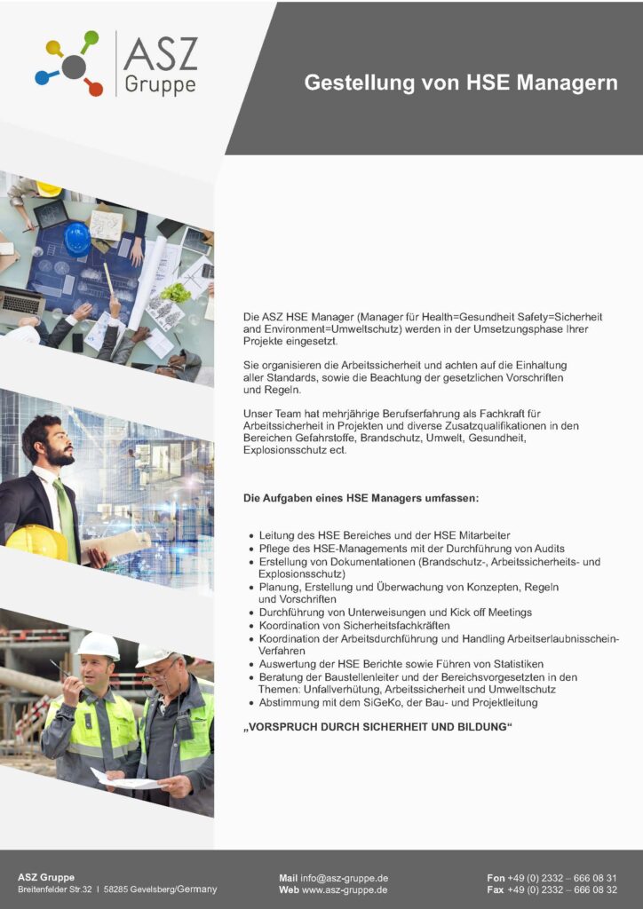 Gestellung HSE Manager Flyer ASZ Gruppe_Seite_1